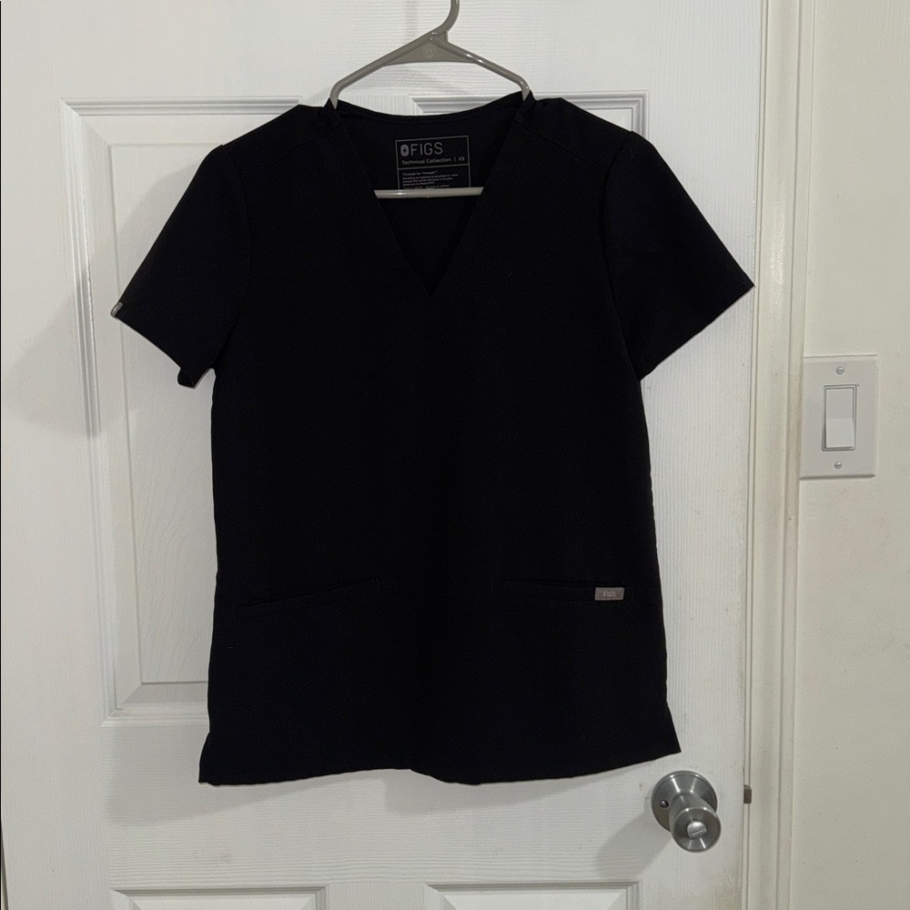 Figs XS Black Scrub Set